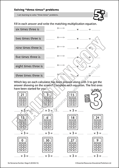 Problems That Use The Three Times Tables Iugo