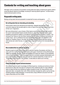Free purposeful writing tasks resource
