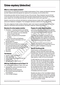 Free Narrative Fiction Writing Resource