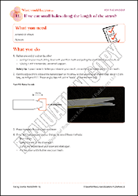 Free PDF science experiment: How sound is made