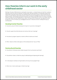 Free Theories into Practice Resource