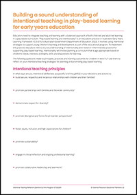 Free Intentional Teaching Questions