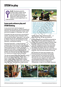 Free 'STEM in Play' Downloadable Resource
