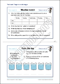 Free Teachables temperature challenges for science and maths