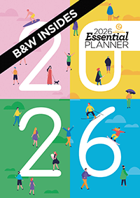 The Essential Planner 2026 - Community - B&W insides