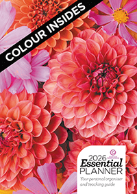 The Essential Planner 2026 - Flowers - Colour insides